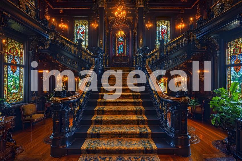 021 gothic revival 50 backdrops bd25072