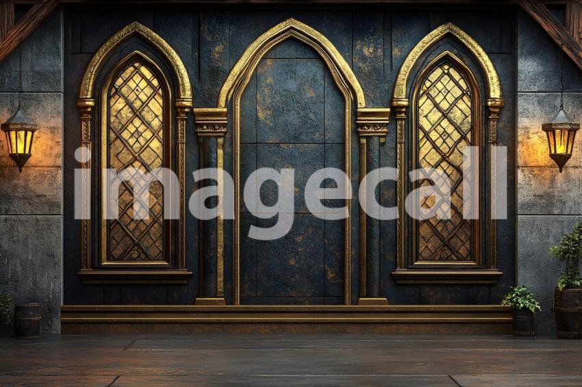 030 gothic revival 50 backdrops bd25072