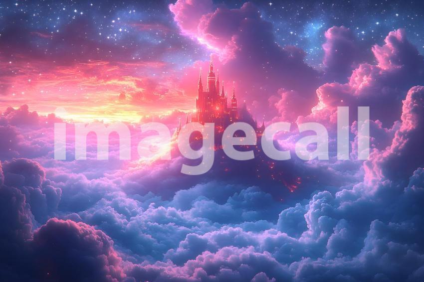 034 enchanted castle view 495 backdrops b25194