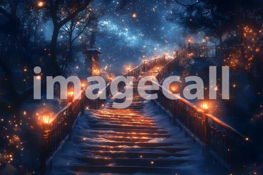 032 enchanted castle view 495 backdrops b25194