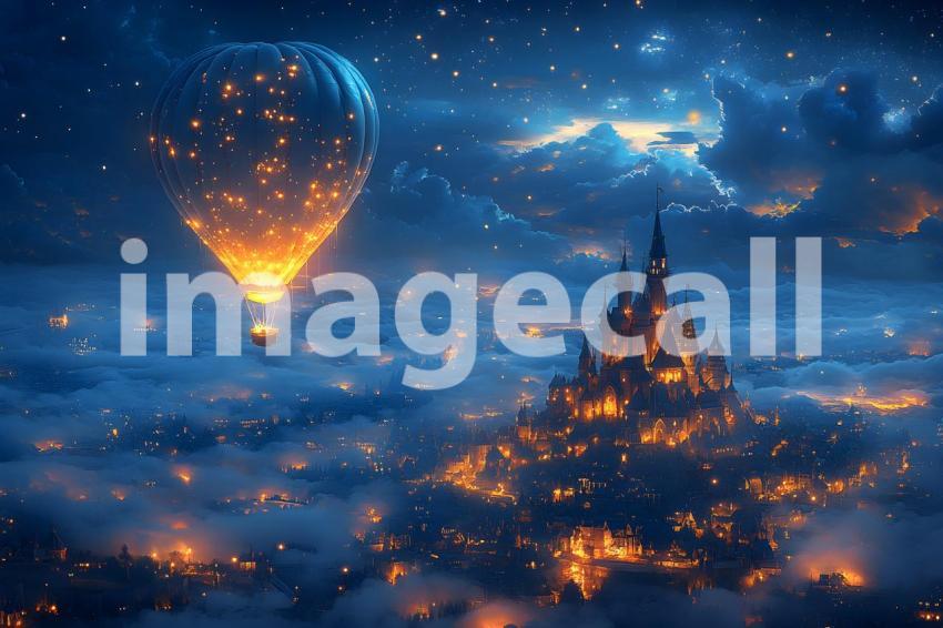 038 enchanted castle view 495 backdrops b25194