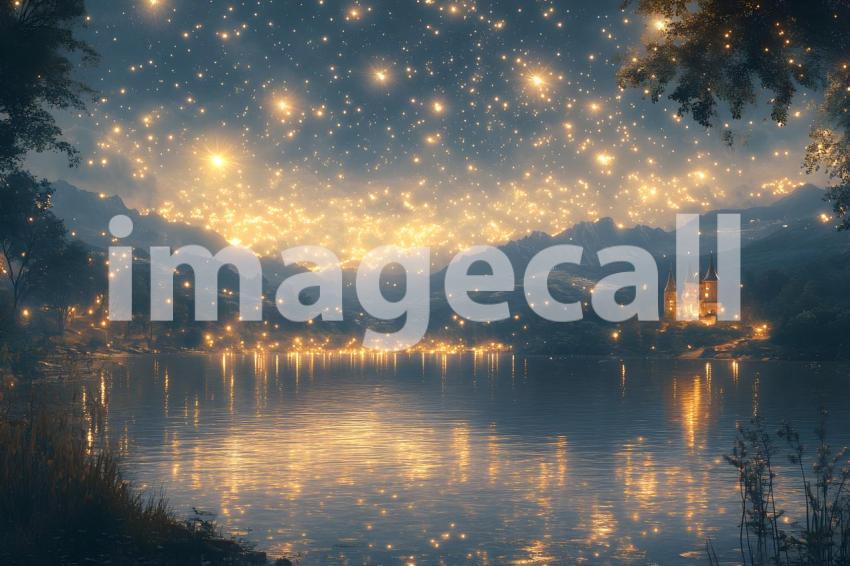 047 enchanted castle view 495 backdrops b25194