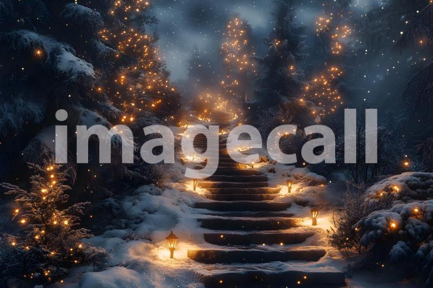 061 enchanted castle view 495 backdrops b25194