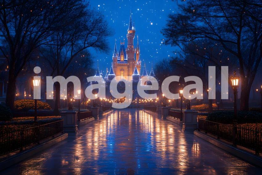 066 enchanted castle view 495 backdrops b25194