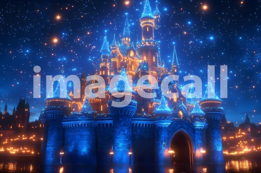 075 enchanted castle view 495 backdrops b25194