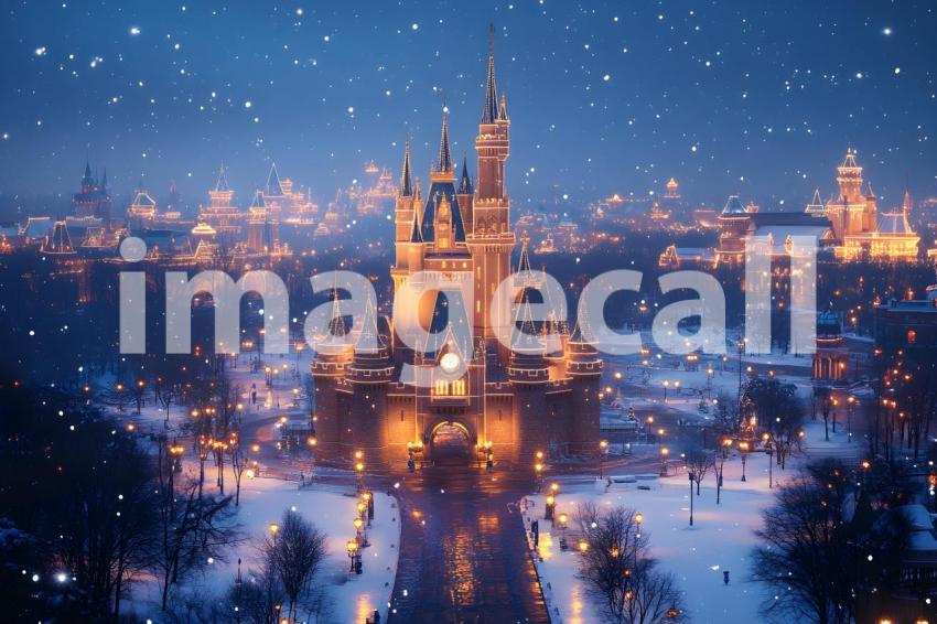 080 enchanted castle view 495 backdrops b25194