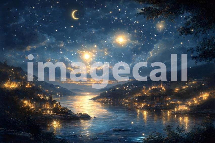 009 enchanted castle view 495 backdrops b25194