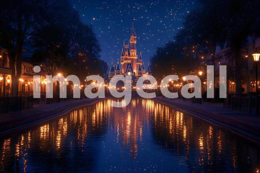 002 enchanted castle view 495 backdrops b25194