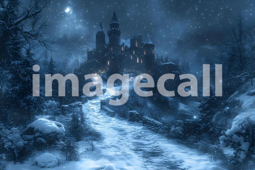 006 enchanted castle view 495 backdrops b25194