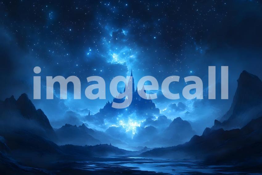 014 enchanted castle view 495 backdrops b25194