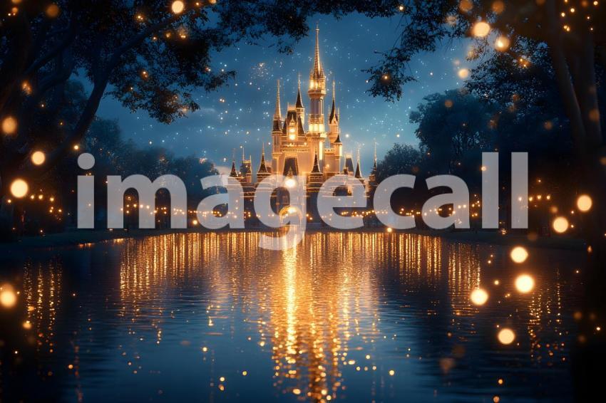 017 enchanted castle view 495 backdrops b25194