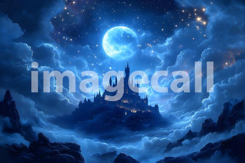 020 enchanted castle view 495 backdrops b25194