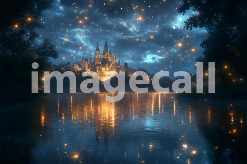 022 enchanted castle view 495 backdrops b25194