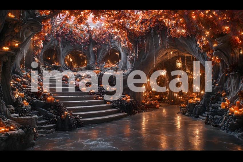 196 witch s hidden hideout 310 backdrops b25038