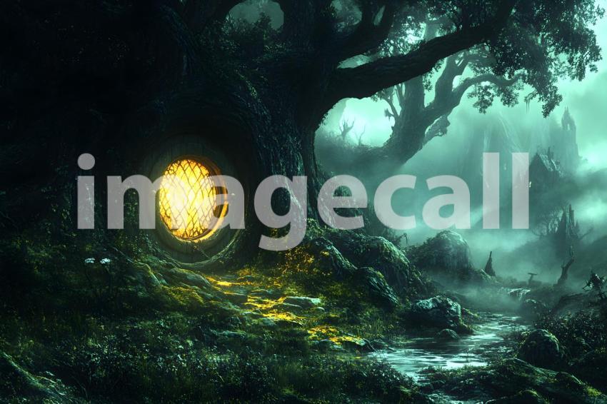 070 witch s hidden hideout 310 backdrops b25038