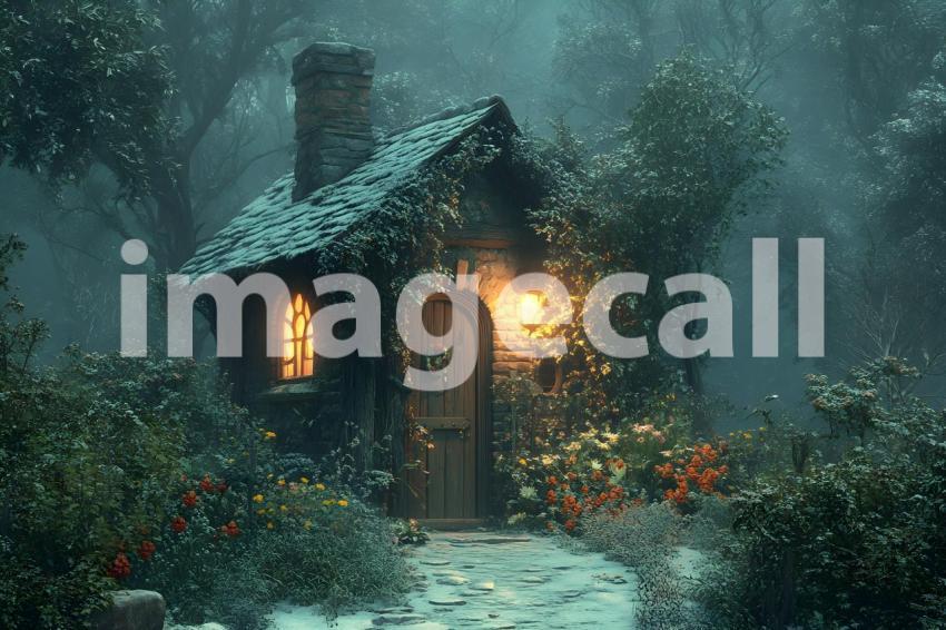 081 witch s hidden hideout 310 backdrops b25038