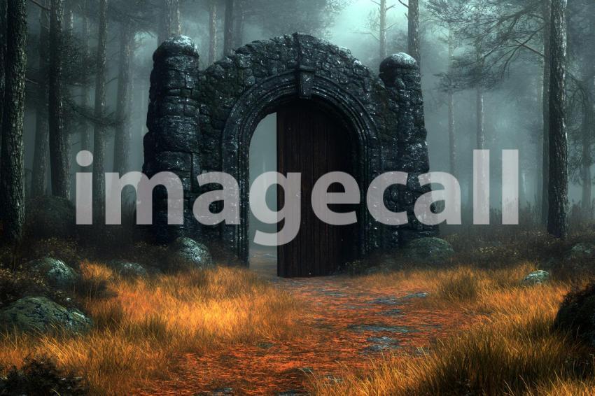 093 witch s hidden hideout 310 backdrops b25038