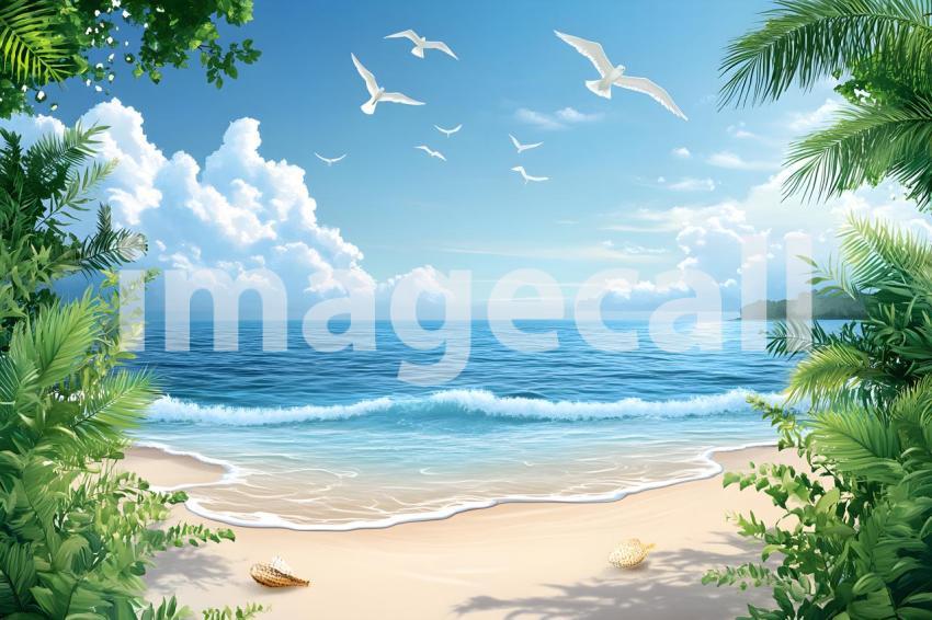 094 professional summer backdrop 325 backdrops b25156