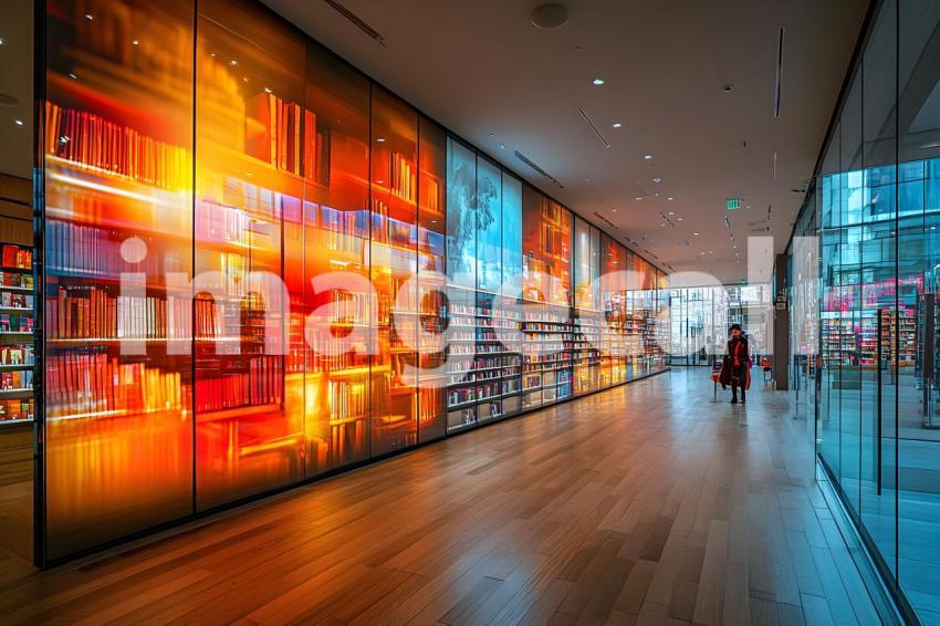 U3644368625 Neon Holographic Library A neon lit library with  b3c49e8a 5176 4971 9717 1b15e523c3a3 1