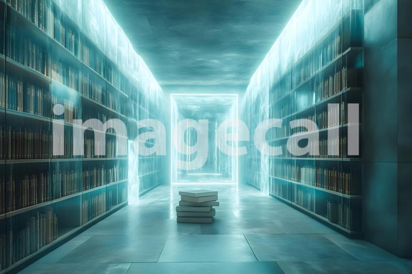 U3644368625 Neon Holographic Library A neon lit library with  f2367772 b2f8 456c a50c 44db05a7dd4e 3