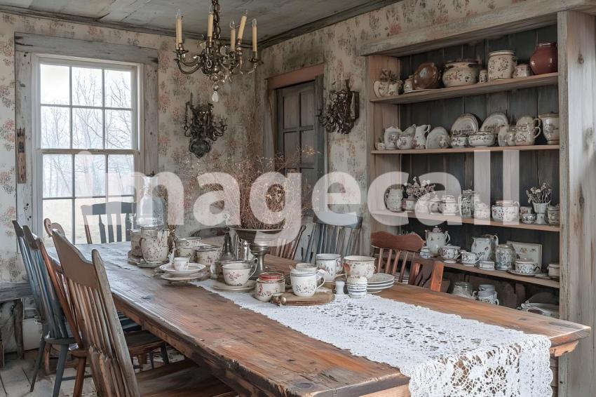 Abc1323 Vintage Rustic Dining Room A cozy vintage rustic dini 74c7d25d 4e9b 41e7 9c7c 821d82d9dced 1