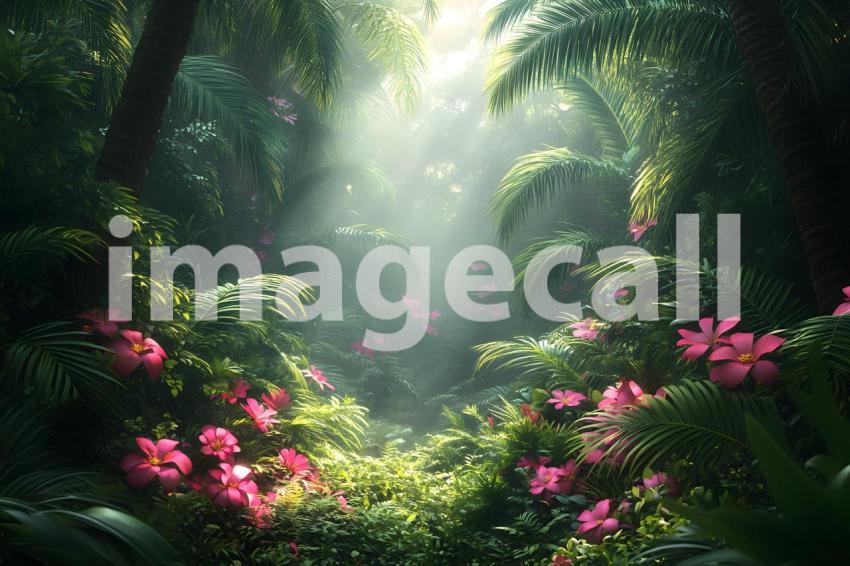 U3644368625 Tropical Jungle Retreat A lush overgrown jungle w cd0de5a3 82f1 4c62 894f 01c1df8c8b9d 0