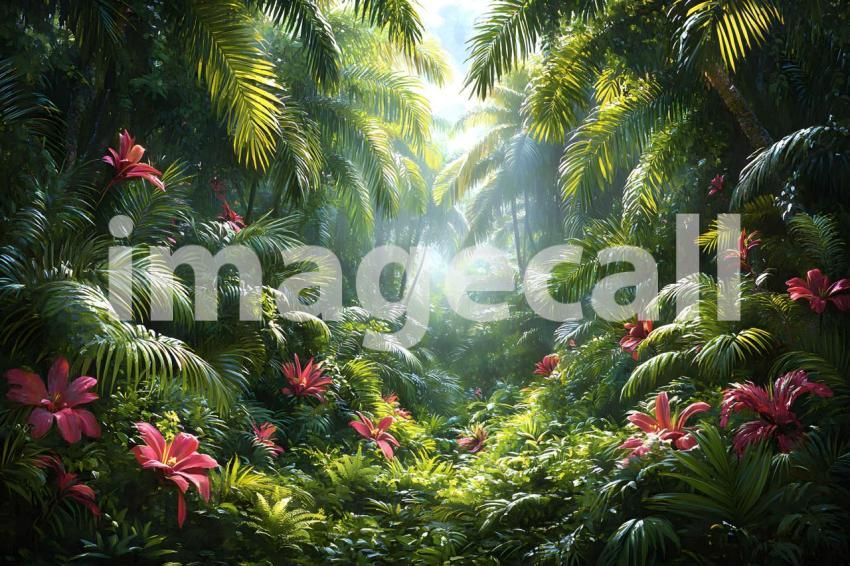 U3644368625 Tropical Jungle Retreat A lush overgrown jungle w cd0de5a3 82f1 4c62 894f 01c1df8c8b9d 1