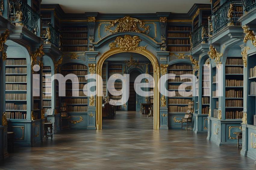 Clips12345 Gothic Gold Library A backdrop depicting a Gothic st 9a7596f9 24e8 45a6 9807 ab74f416537c part2