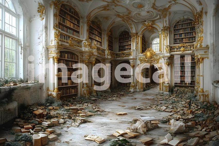 Clips12345 Gothic Gold Library A backdrop depicting a Gothic st 6035fda6 2fe4 44af bdf9 61f389309a18 part1