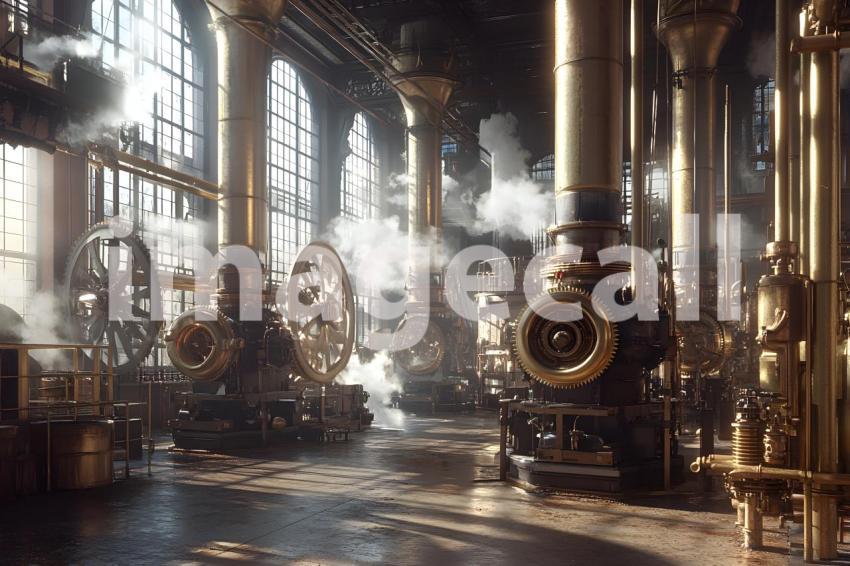 Clips12345 Steam Powered Factory An industrial factory with tow 182f17f8 e26d 4beb 9321 568343a3b3be part1