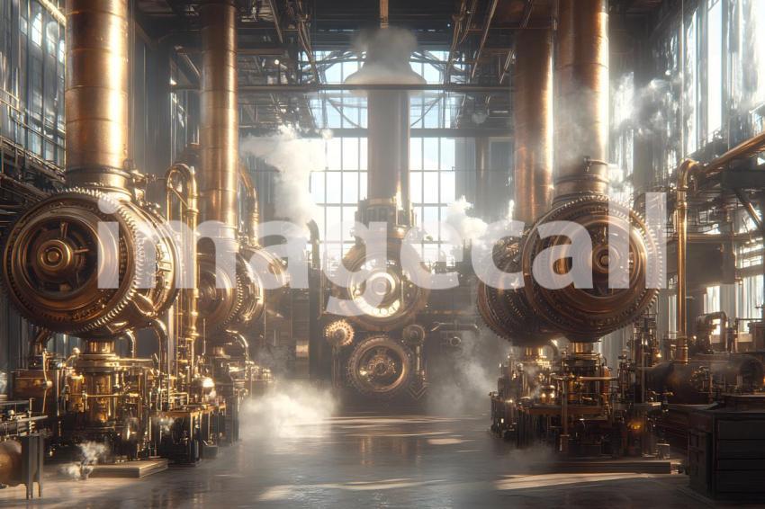 Clips12345 Steam Powered Factory An industrial factory with tow 5394ec9e 13d9 4532 b231 d111a2e374e0 part1