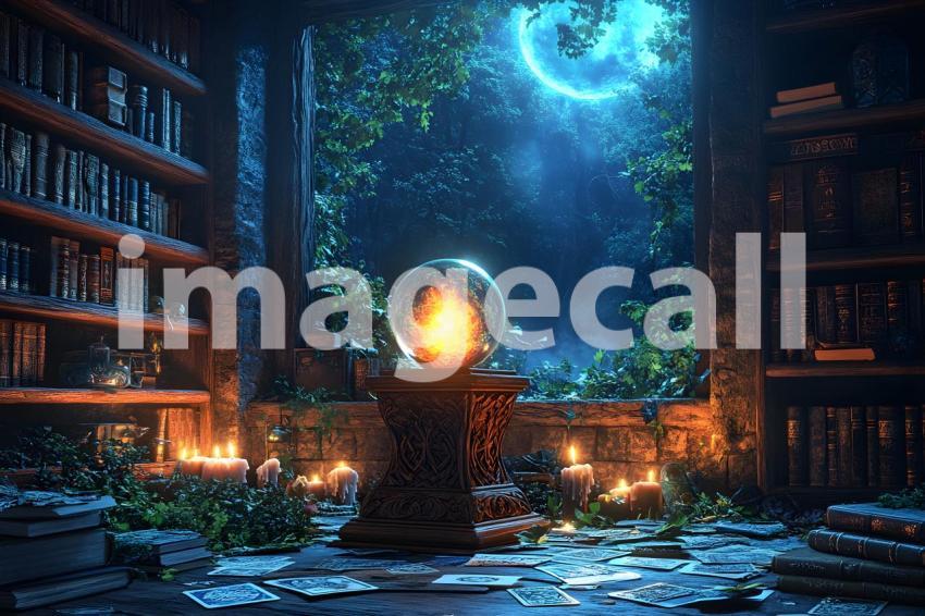 Abc1323 A glowing witchs crystal ball sitting on a carved woo 29a60400 3260 4eee b2d5 2e2b80914b47 3