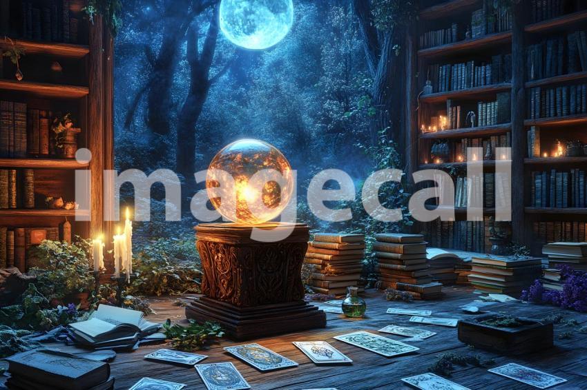 Abc1323 A glowing witchs crystal ball sitting on a carved woo 0fcbbe7e ff81 4ba2 bfad 1ea0bc3b07e5 2