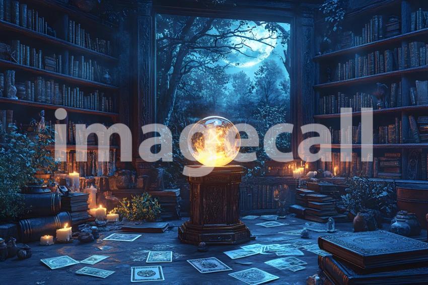 Abc1323 A glowing witchs crystal ball sitting on a carved woo 0fcbbe7e ff81 4ba2 bfad 1ea0bc3b07e5 1