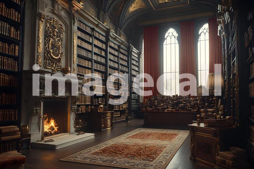Abc1323 Regal Library A stately library with towering bookshe 7df3ced2 c7c1 45ea 886d 09230c5fc208 0