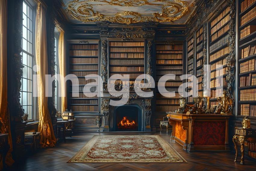 Abc1323 Regal Library A stately library with towering bookshe 3ff555bb cf2e 45cb a20d bf538a74a001 0