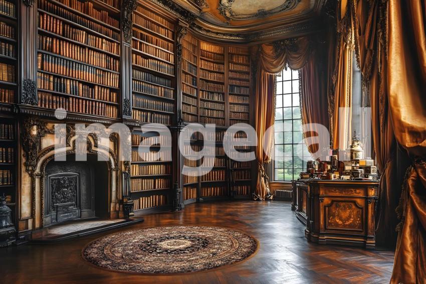 Abc1323 Regal Library A stately library with towering bookshe 7df3ced2 c7c1 45ea 886d 09230c5fc208 3