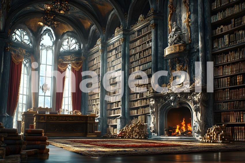 Abc1323 Regal Library A stately library with towering bookshe 73c5b3cc 8aff 465f 8725 1660a156f602 0