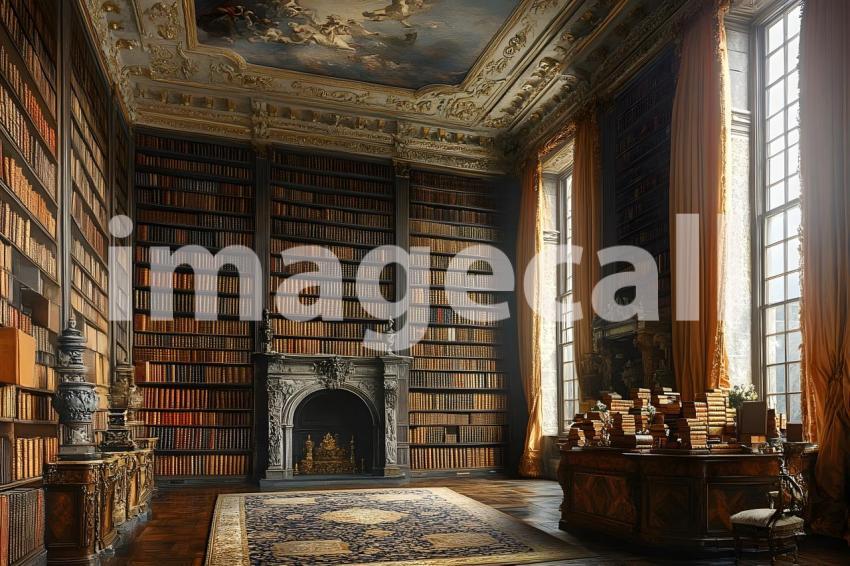 Abc1323 Regal Library A stately library with towering bookshe 3ff555bb cf2e 45cb a20d bf538a74a001 2