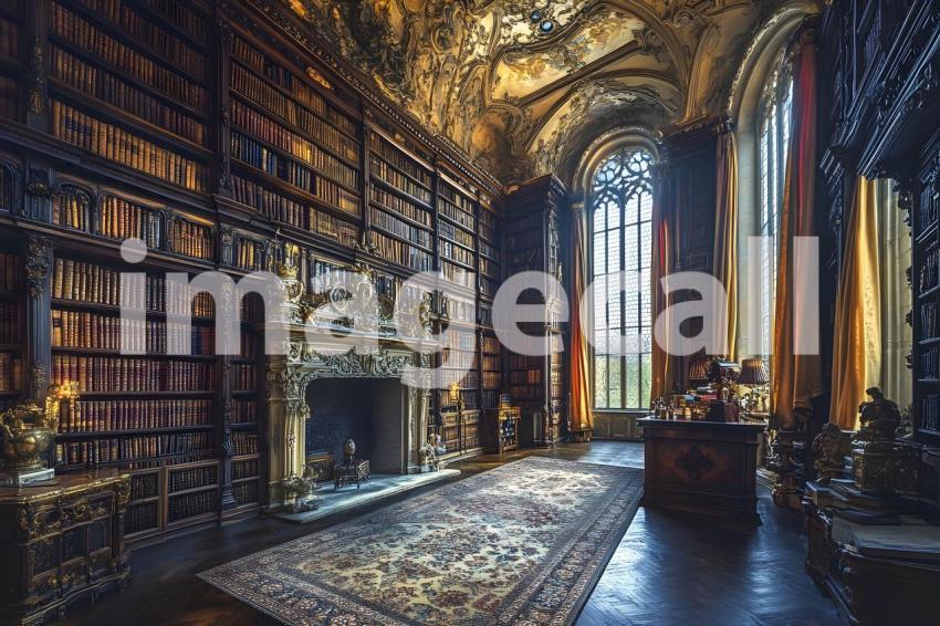 Abc1323 Regal Library A stately library with towering bookshe 52dd5b20 b45d 4827 9be1 0126f8f9fe66 3