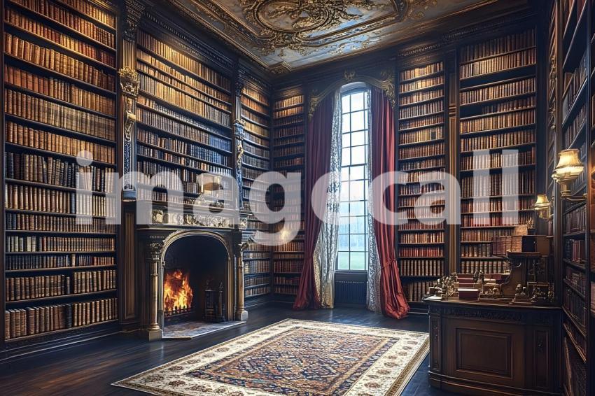 Abc1323 Regal Library A stately library with towering bookshe 73c5b3cc 8aff 465f 8725 1660a156f602 2