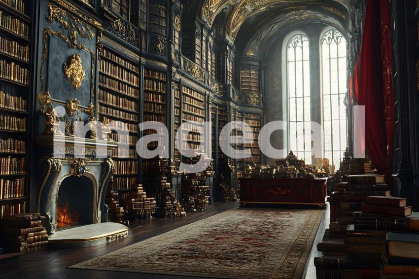 Abc1323 Regal Library A stately library with towering bookshe 1326b311 7da6 471b 8f3b cbfedff750a4 1