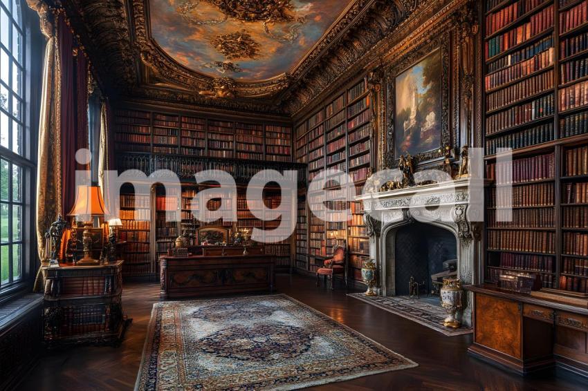 Abc1323 Regal Library A stately library with towering bookshe 1326b311 7da6 471b 8f3b cbfedff750a4 3