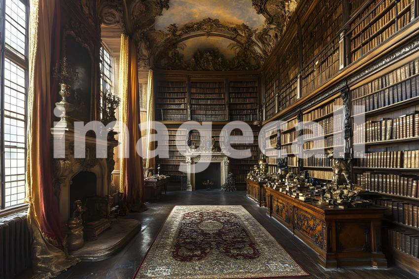 Abc1323 Regal Library A stately library with towering bookshe b1e12575 747c 4adc 9a59 106c5b40ec4a 3