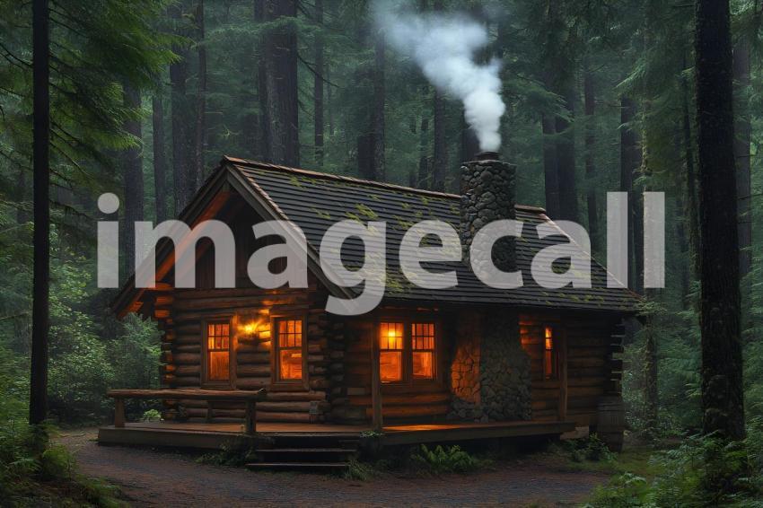 U3644368625 Rustic Cabin Retreat A cozy wooden cabin set in t 4b279e8d b4a4 4071 919b 76ec7da6e31b 0