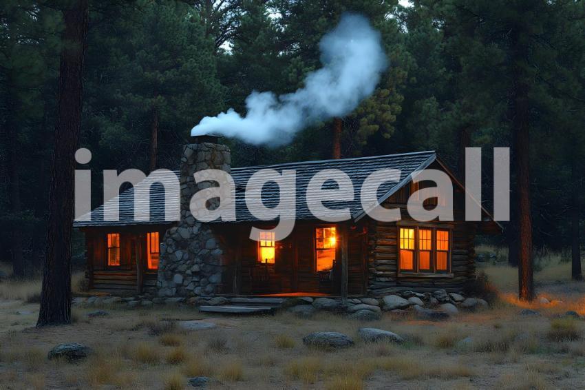 U3644368625 Rustic Cabin Retreat A cozy wooden cabin set in t 9e4a820f bfd6 4ff7 acde 3ae89f0c5503 0