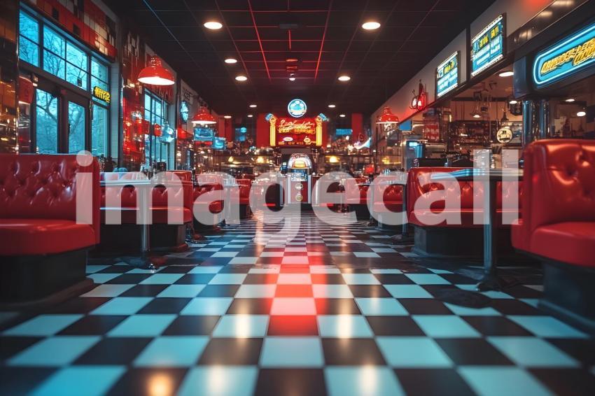 Clips12345 Retro Diner Booth A cozy retro diner with black an 8aca3182 fa81 46b4 a78d f3e4aa4c5c75 1