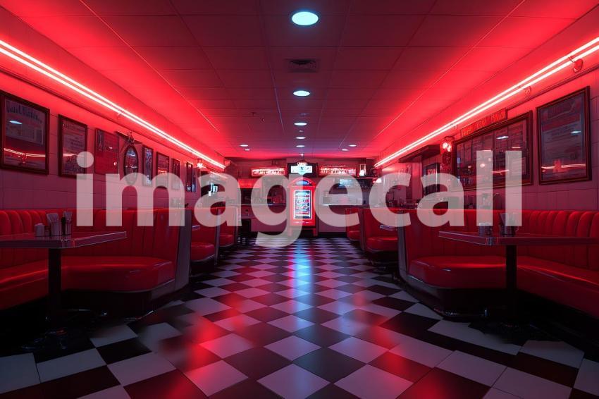 Clips12345 Retro Diner Booth A cozy retro diner with black an 88f7f41a 486c 4557 b27d 8db7dfaeca78 0