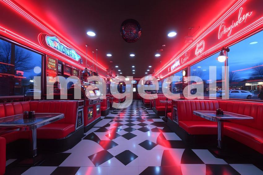 Clips12345 Retro Diner Booth A cozy retro diner with black an 4e5fb2dd 2945 49b3 b8aa dc433b9e09a6 0