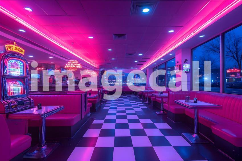 Clips12345 Retro Diner Booth A cozy retro diner with black an 44b4a2b8 bd41 4fb2 8d05 fe7418b817f4 1